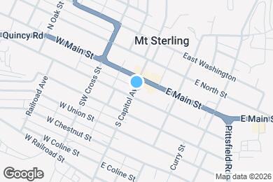 Map image of the property - 114 S Capitol Ave