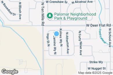 Map image of the property - 1364 N El Camino Ave