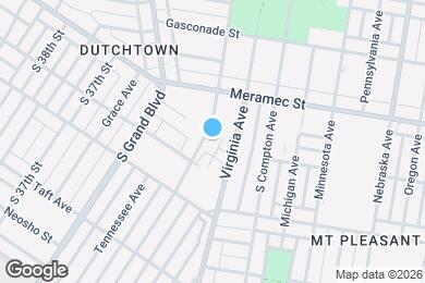Map image of the property - 4232 Louisiana Ave