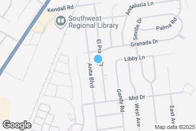 Map image of the property - 9706 El Prado St