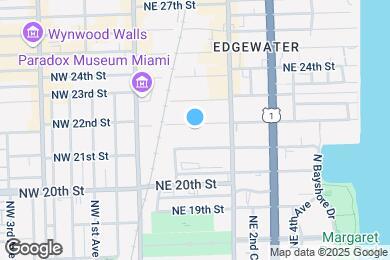 Map image of the property - 114 NE 22nd St