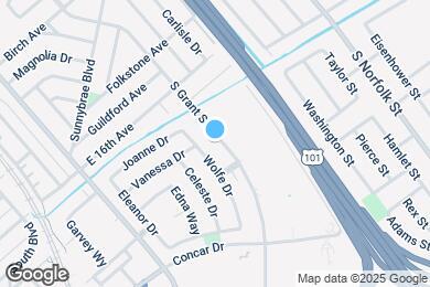 Map image of the property - 1646 S Grant St