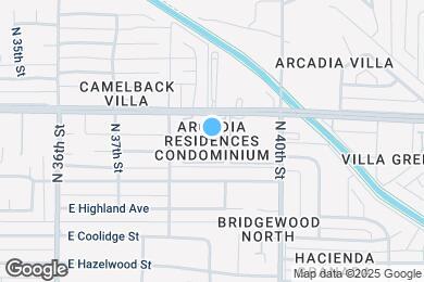 Map image of the property - 3825 E Camelback Rd