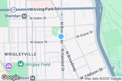 Map image of the property - 3803 N Broadway