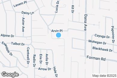 Map image of the property - 9120 Niger Dr