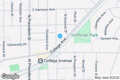 Map image of the property - 1307 College Ave