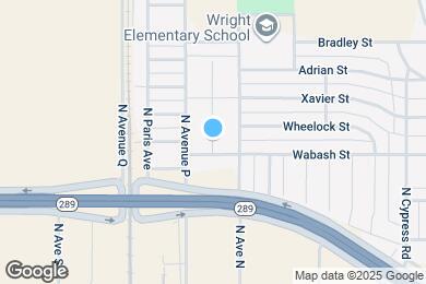 Map image of the property - 2416 N Ave O