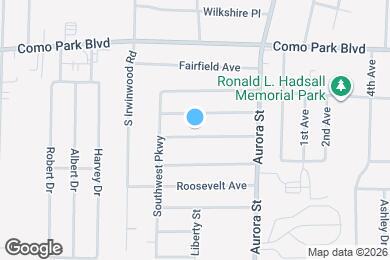 Map image of the property - 45 Lancaster Ave