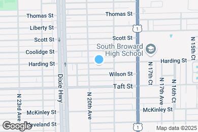 Map image of the property - 1938 Harding St