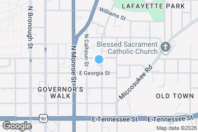 Map image of the property - 614 N Gadsden St