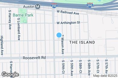 Map image of the property - 5942 W Fillmore St