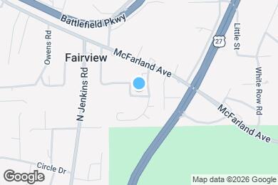 Map image of the property - 5 Bragg Cir