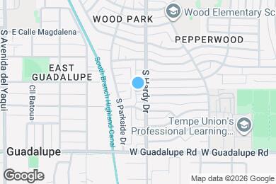 Map image of the property - 1022 W Westchester Ave