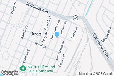 Map image of the property - 844 Lebeau St