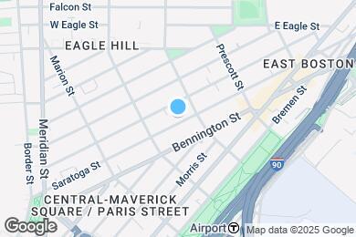 Map image of the property - 238 Saratoga St