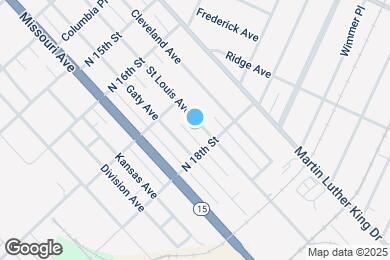 Map image of the property - 1730 Saint Louis Ave