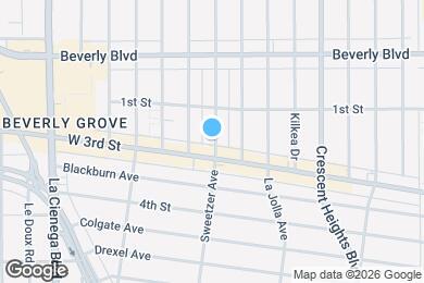 Map image of the property - 141 1/2 Sweetzer Ave