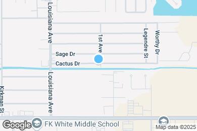 Map image of the property - 1324 Cactus Dr