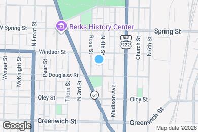 Map image of the property - 820 N 4th St