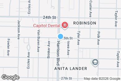 Map image of the property - 1203 25th St