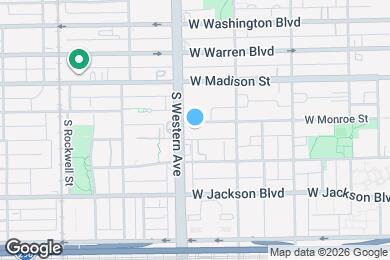 Map image of the property - 2345 W Monroe St