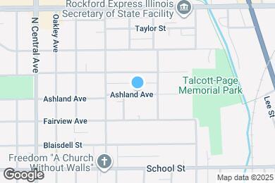 Map image of the property - 1227 Ashland Ave