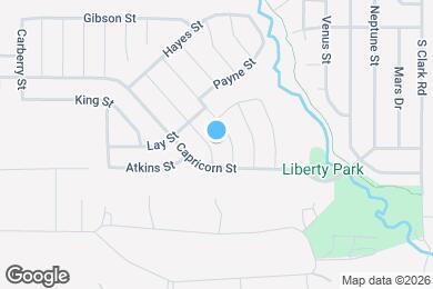 Map image of the property - 1324 Burleson St