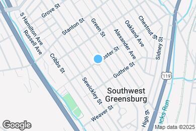 Map image of the property - 526 Foster St