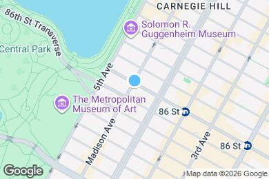 Map image of the property - 1165 Madison Ave