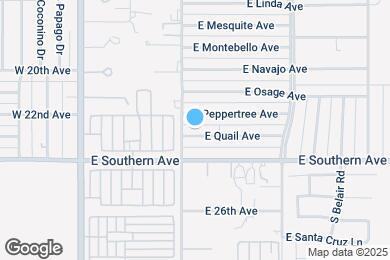 Map image of the property - 426 E Quail Ave