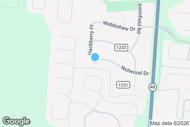 Map image of the property - 1209 Nutwood Dr