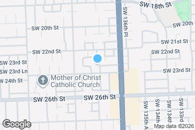 Map image of the property - 13835 SW 23rd Ter
