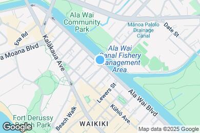 Map image of the property - 2115 Ala Wai Blvd
