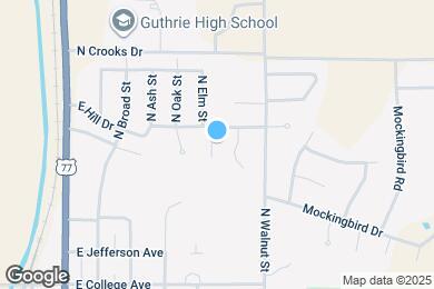 Map image of the property - 1206 N Walker Dr