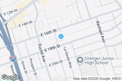 Map image of the property - 2641 E 18th St