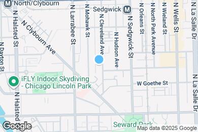 Map image of the property - 1334 N Cleveland Ave