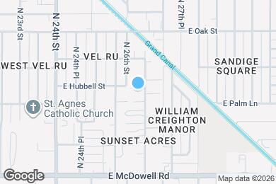 Map image of the property - 2028 N 26th Pl
