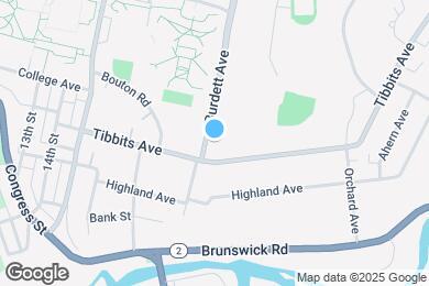 Map image of the property - 1906 Burdett Ave