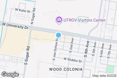 Map image of the property - 1121 W Cano St