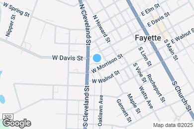 Map image of the property - 406 W Morrison St