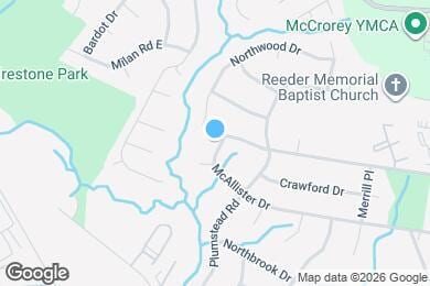 Map image of the property - 1208 McAllister Dr