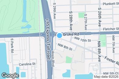 Map image of the property - 1044-1046 Foster Rd, Hallandale Beach