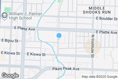 Map image of the property - 227 N El Paso St