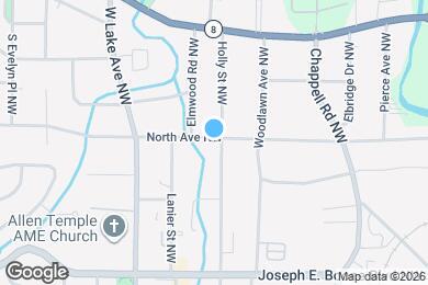 Map image of the property - 464 Holly St NW