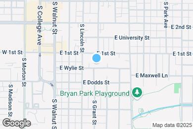 Map image of the property - 321 E Wylie St