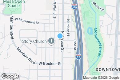 Map image of the property - 522 N Spruce St