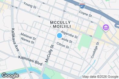 Map image of the property - 2019 Waiola St
