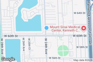 Map image of the property - 6081 W 24th Ave