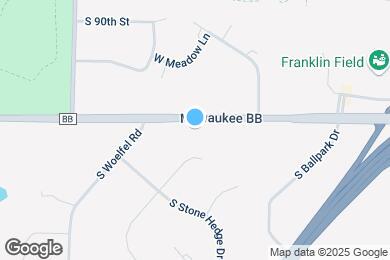 Map image of the property - 8733 W Rawson Ave
