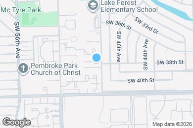 Map image of the property - 3874 SW 48th Ave